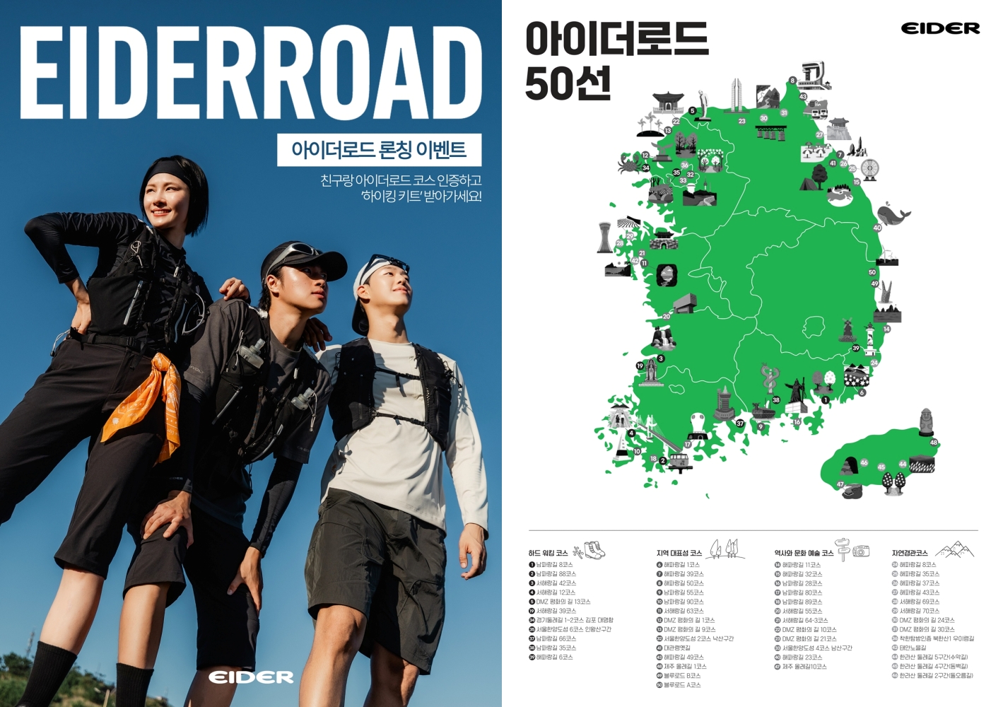 '4500km 둘레길 어디 갈까?' 하이킹 명소 모아 '아이더로드 50선' 공개 27-Image